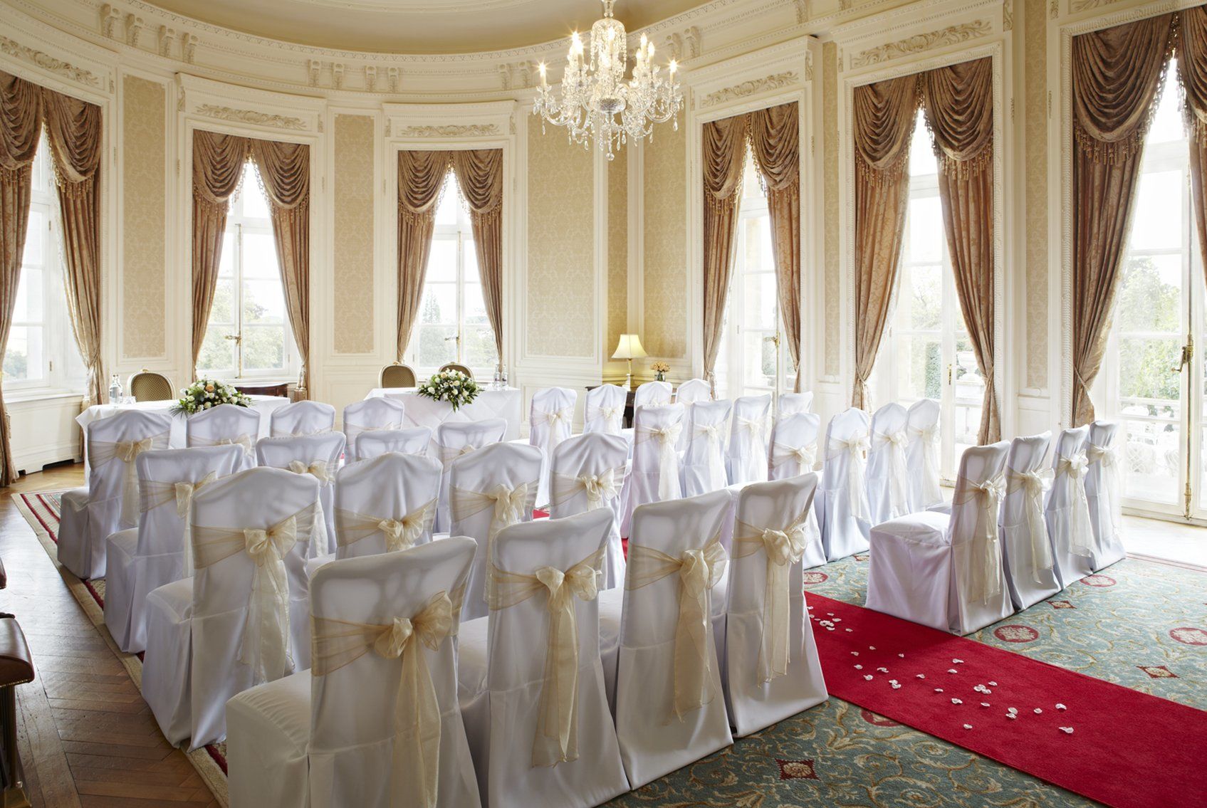 Luton Hoo Hotel, Golf And Spa Konforlar fotoğraf The Long Room
